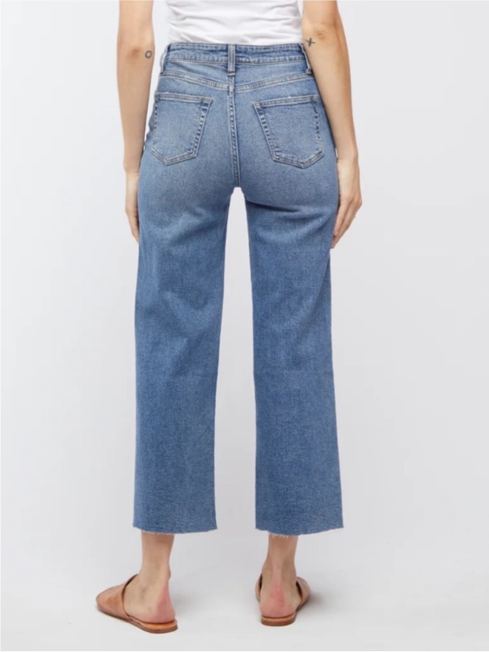 Oliver Logan Aberdeen Wide Leg Jean in Vintage Worn 25P - Picture 2 of 7